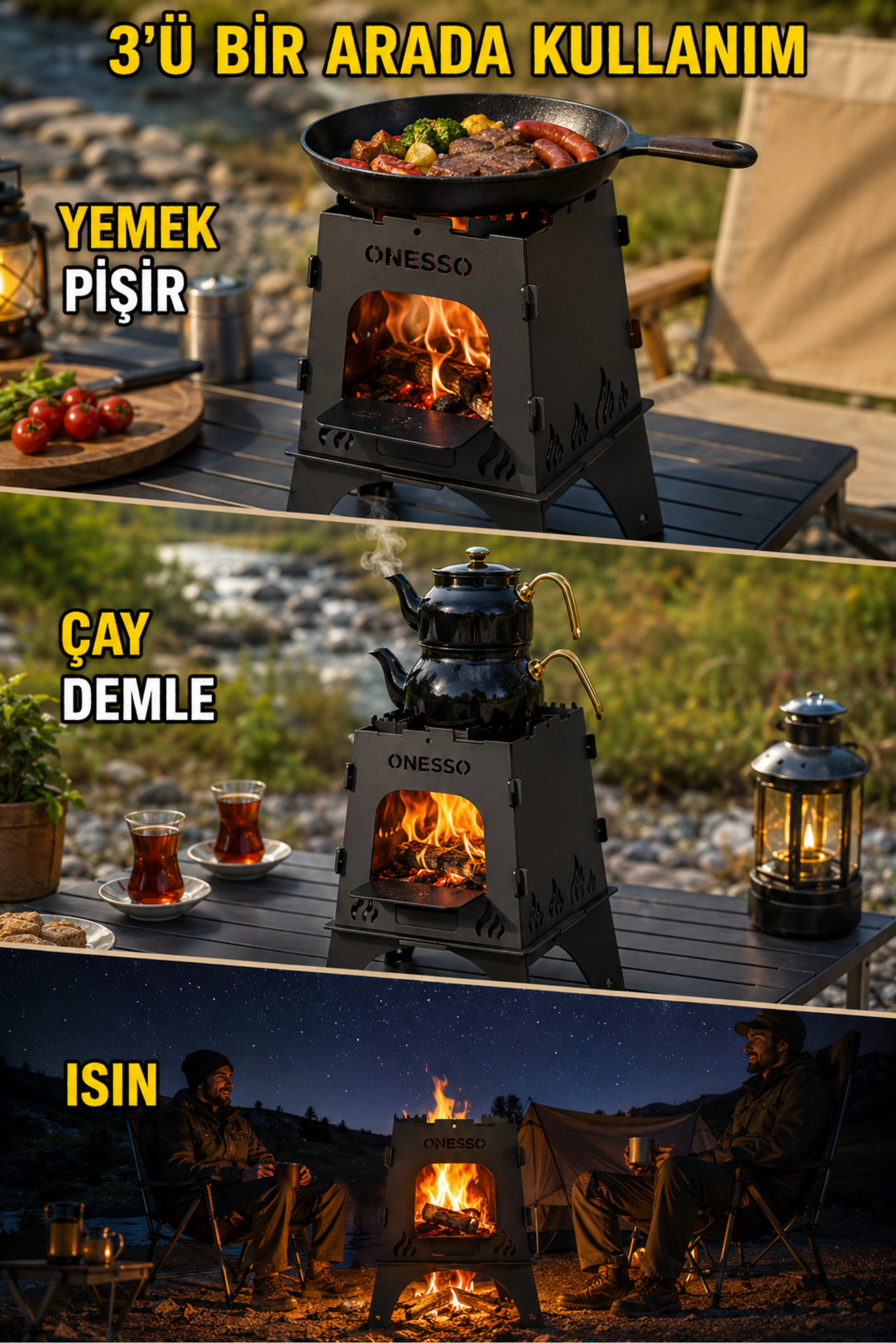 3'Ü BİR ARADA KULLANIM